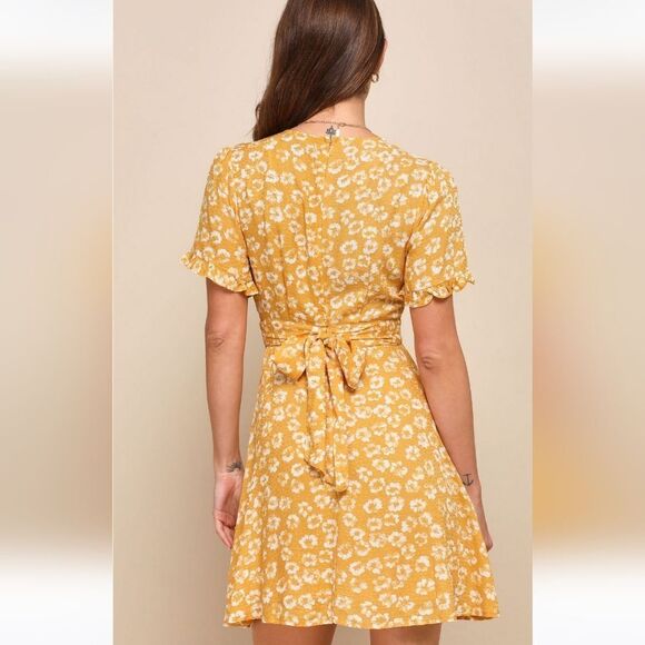 Lulus Garden Explorer Floral Print Mini Dress Size XL NWT - Picture 2 of 8